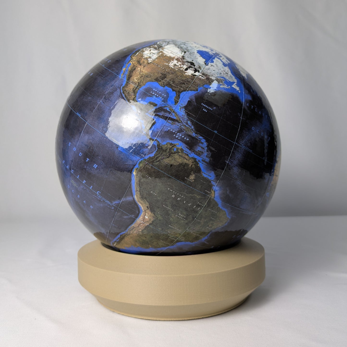 22cm Satellite World Globe