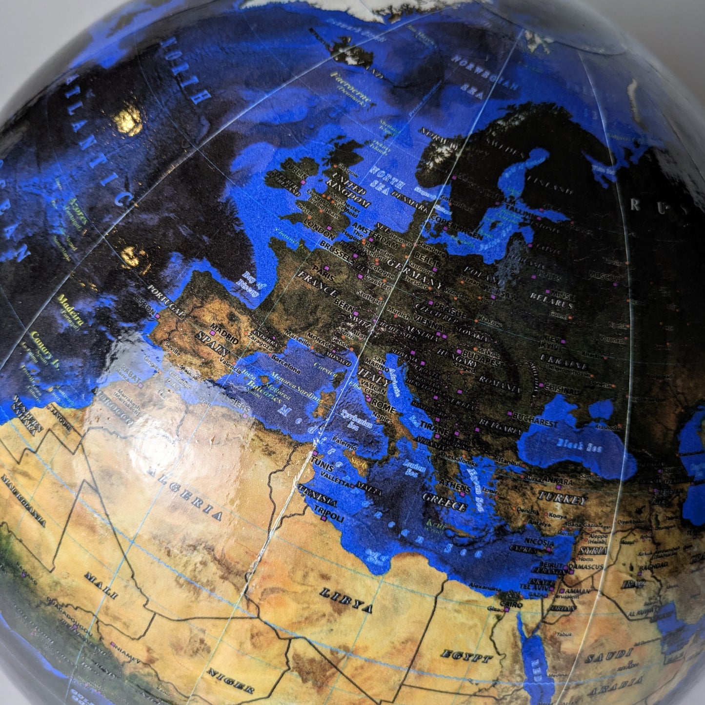 36cm Satellite World Globe