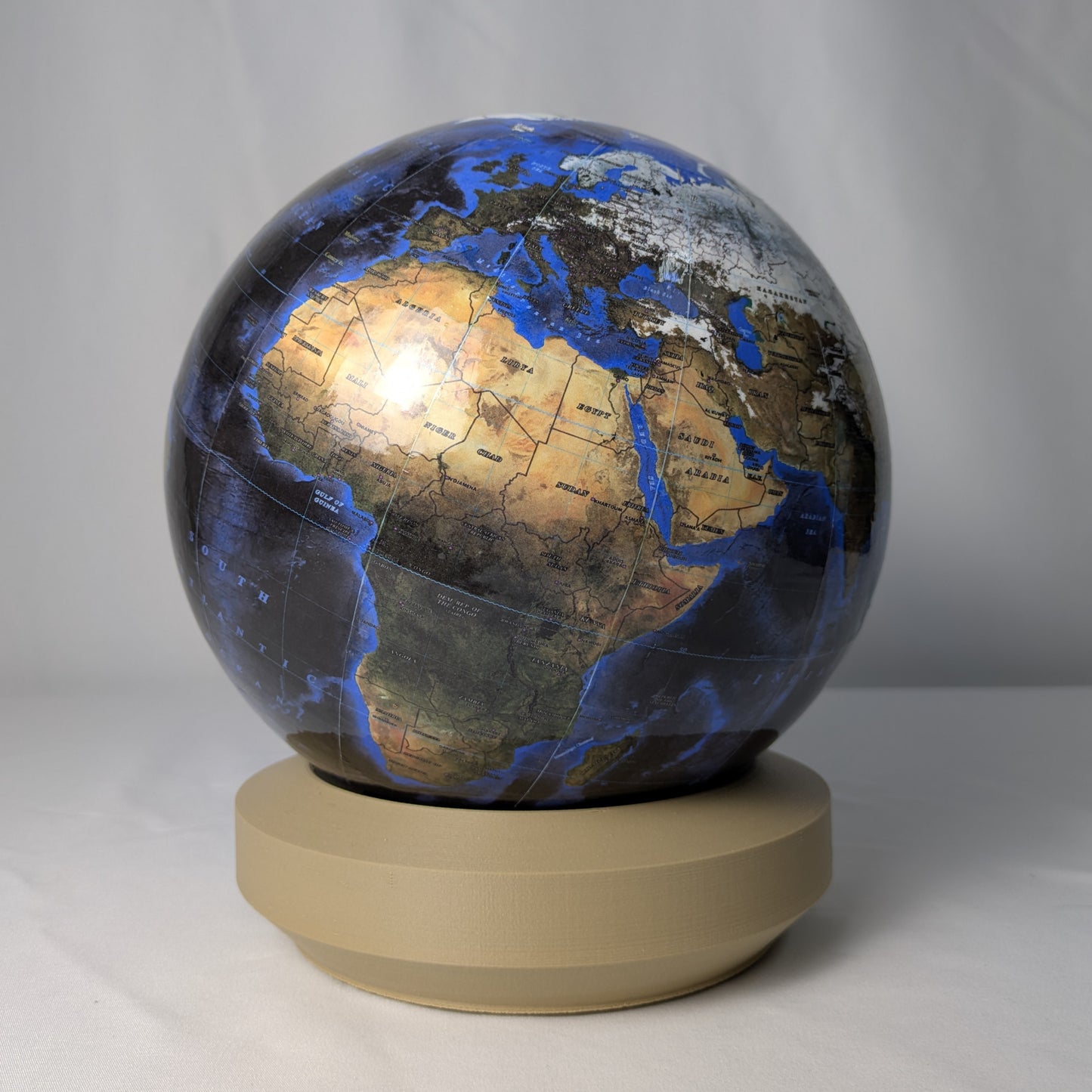 22cm Satellite World Globe
