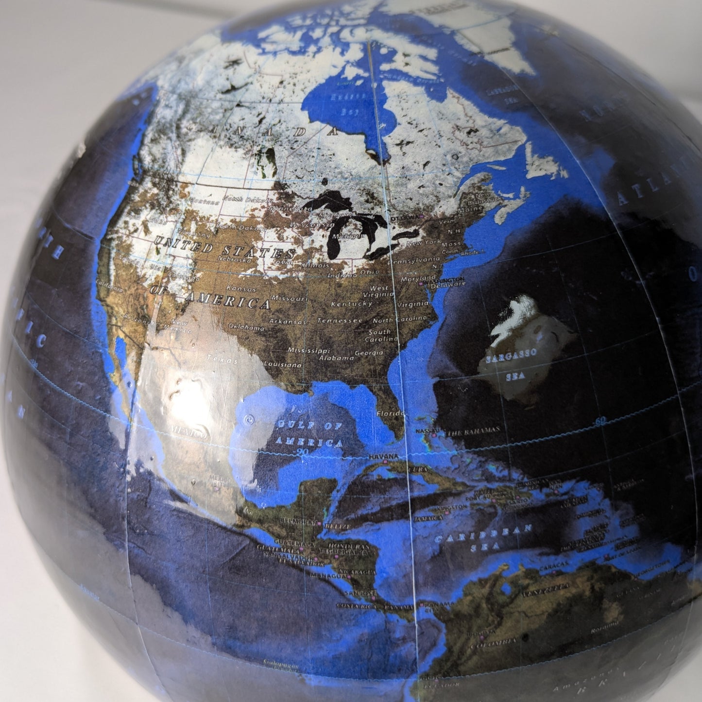 22cm Satellite World Globe