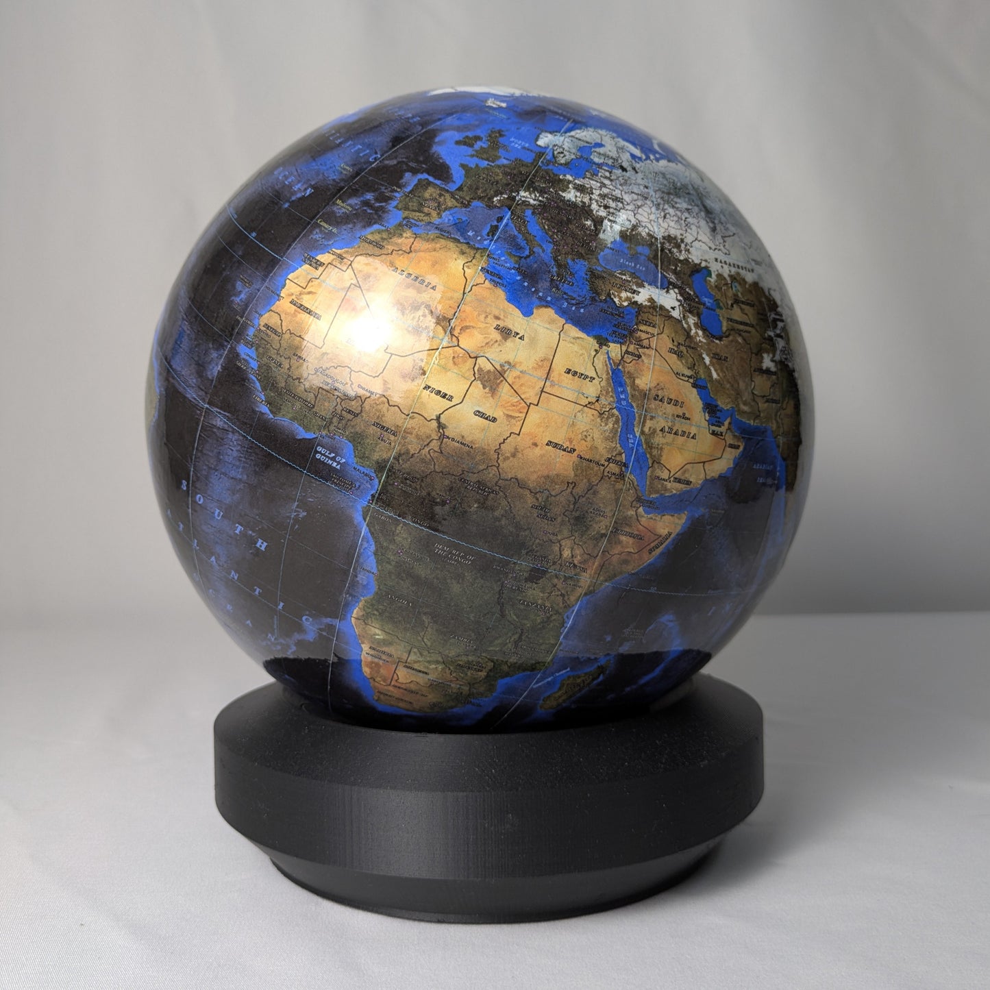 22cm Satellite World Globe