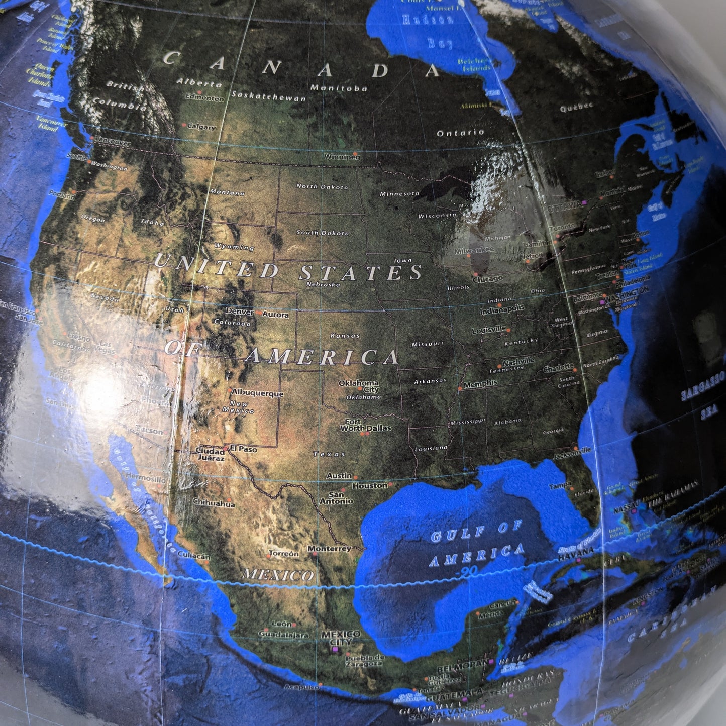 50cm Satellite World Globe