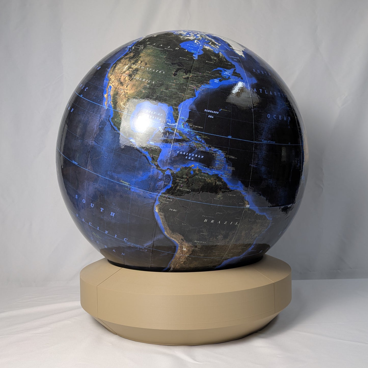 50cm Satellite World Globe