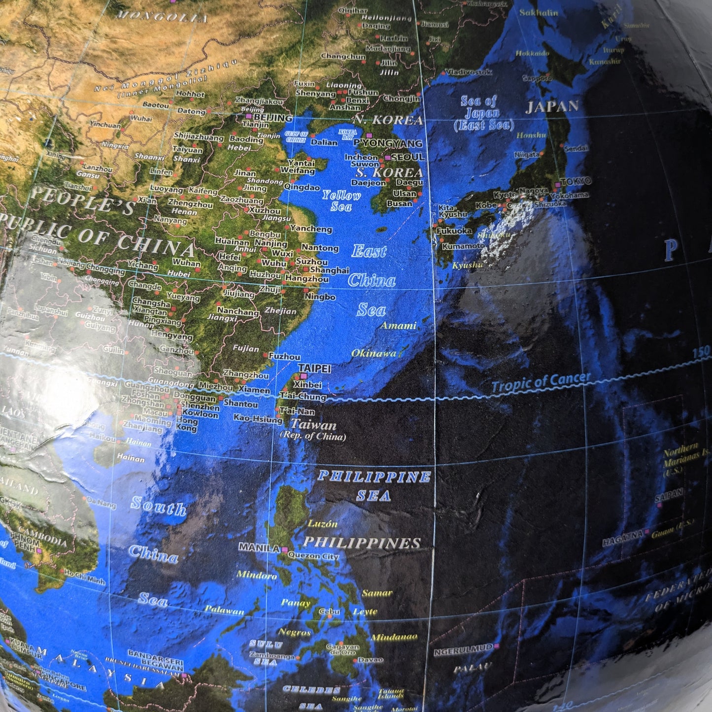 50cm Satellite World Globe - Summer Edition