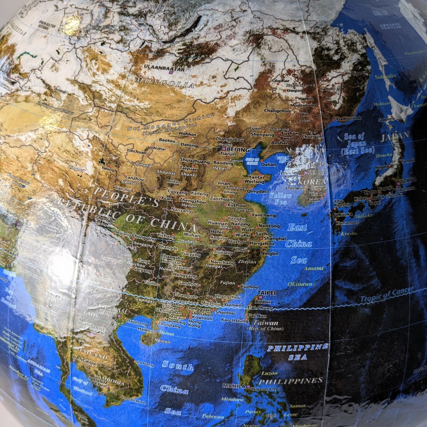 50cm Satellite World Globe - Winter Edition