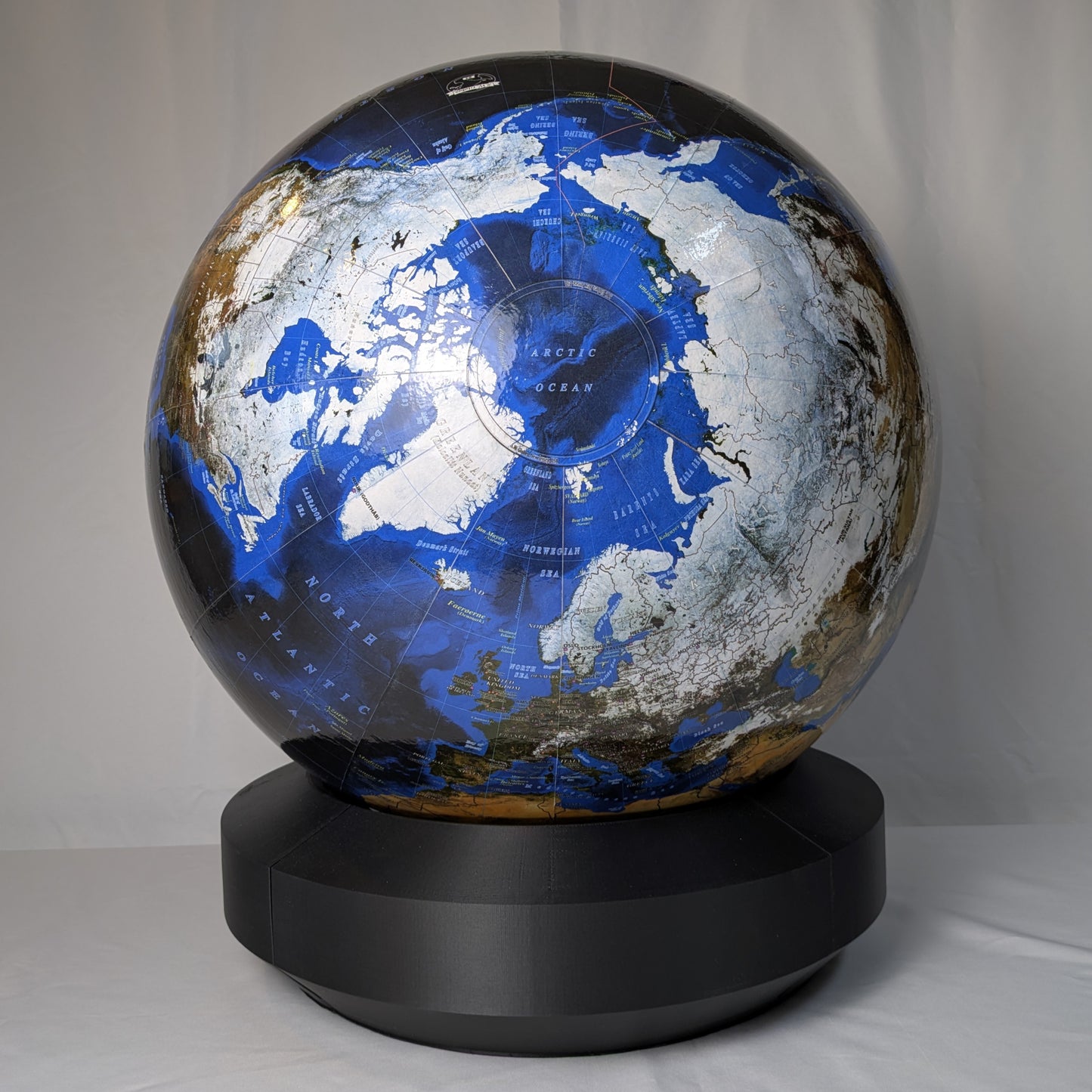 50cm Satellite World Globe - Winter Edition