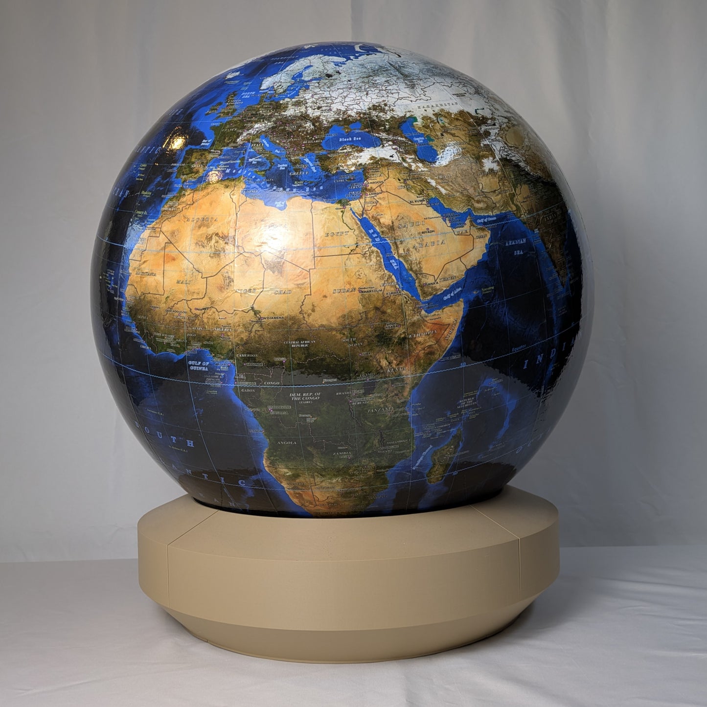 50cm Satellite World Globe - Winter Edition