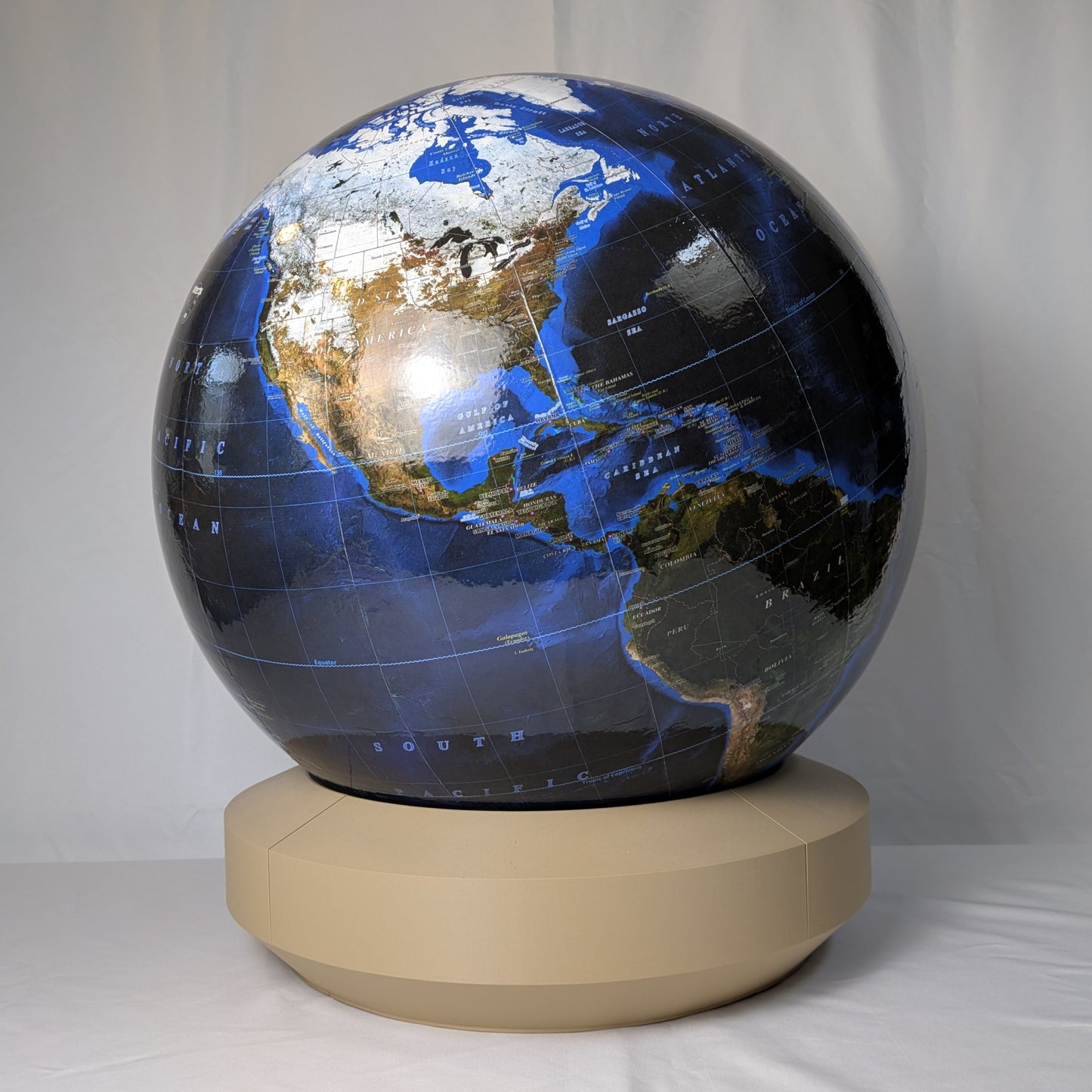50cm Satellite World Globe - Winter Edition