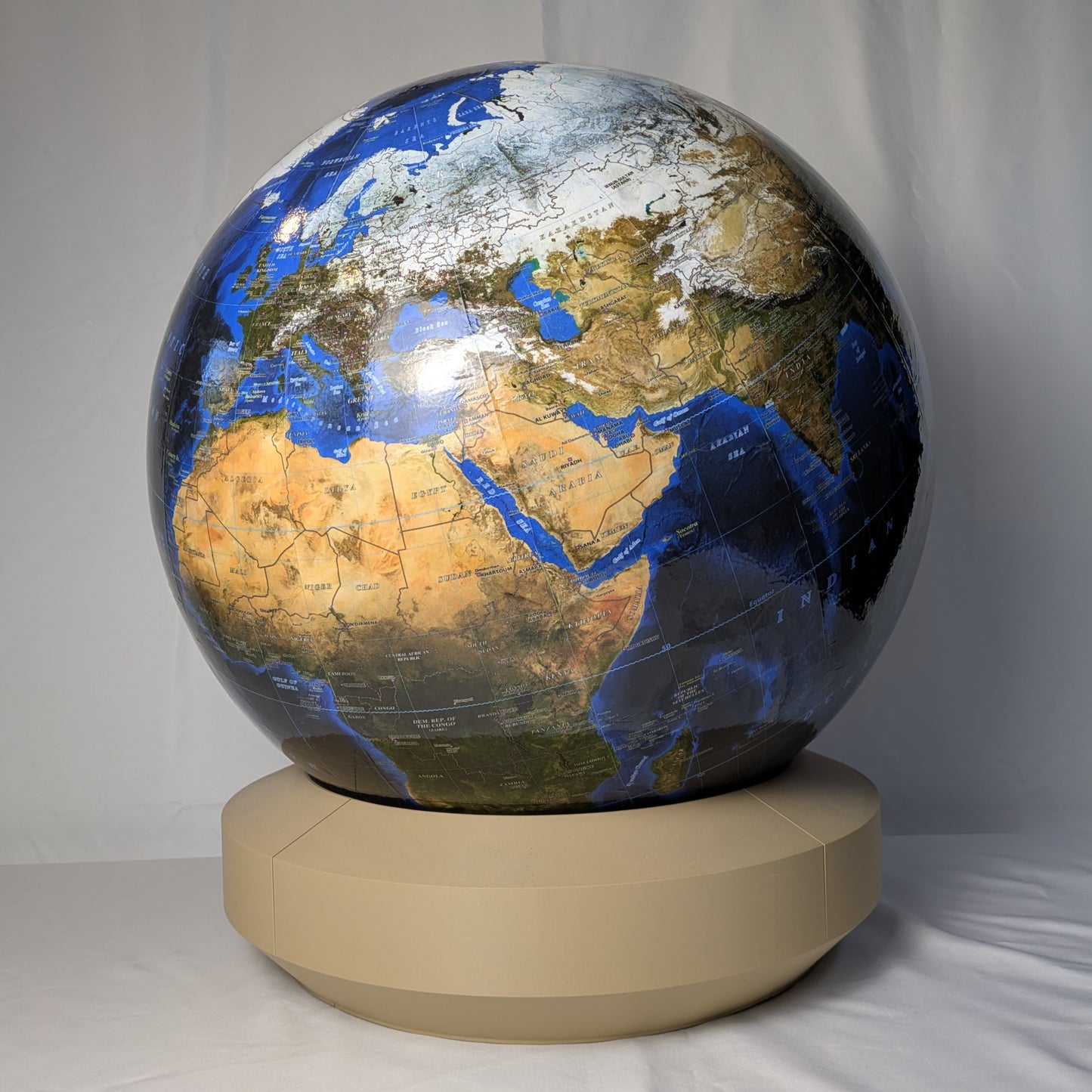 50cm Satellite World Globe - Winter Edition
