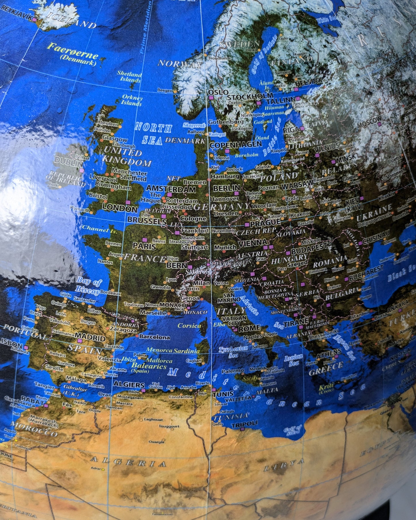 65cm Satellite World Globe - Autumn Edition